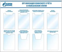 Стенд Воинский учёт (карман плоский А4-4шт, карман объемный А4-2шт, карман А4 -2шт глубина 20мм) (1200х1000; Пластик ПВХ 4 мм, алюминиевый профиль; )